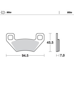 BRAKE PAD NITRO