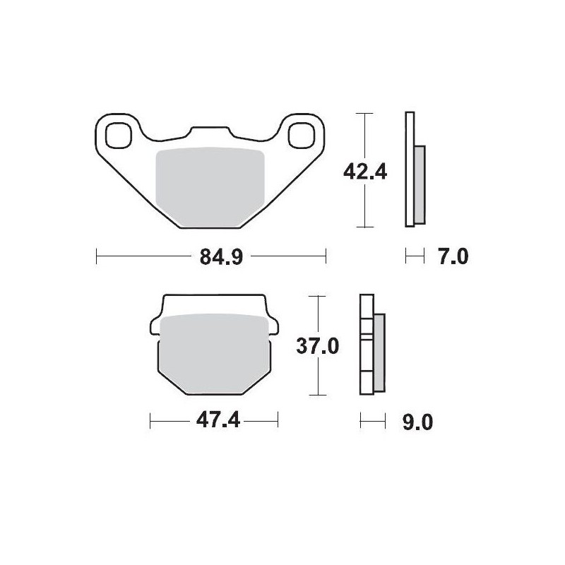 BRAKE PAD CERAMIC