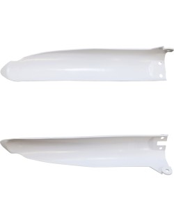 FORK COVERS KX125/250 WHITE