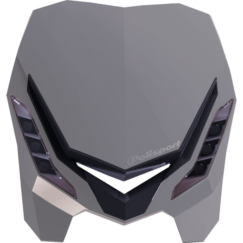 HEADLIGHT E-BLAZE GRY/BK