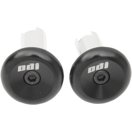 BAR END ALUMINUM BK