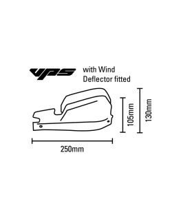 Coques de protège-mains BARKBUSTERS VPS MX rouge/déflecteur blanc