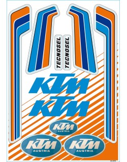 STICKER SHEET KTM VINTAGE