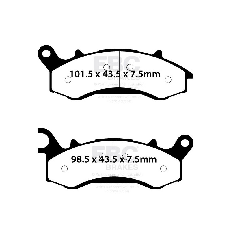 BRAKE PAD FA SER ORGANIC