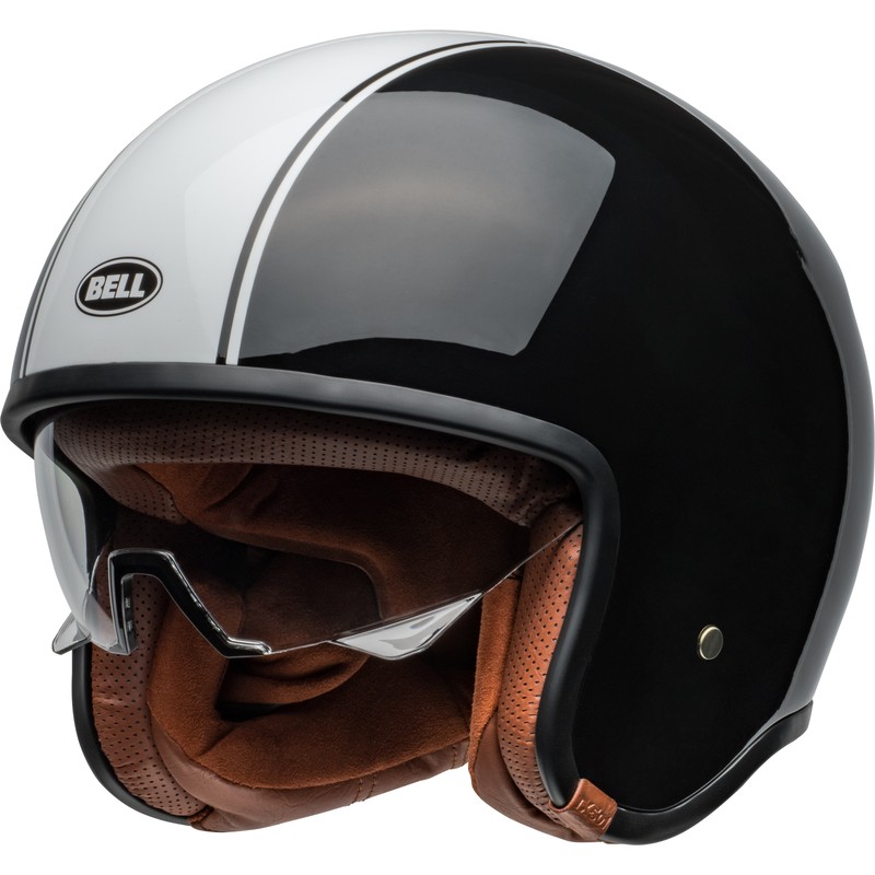 Casque BELL TX501 - Rally Gloss Black/White Casque BELL TX501 - Rally Gloss Black/White