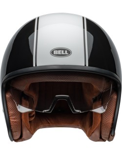 Casque BELL TX501 - Rally Gloss Black/White