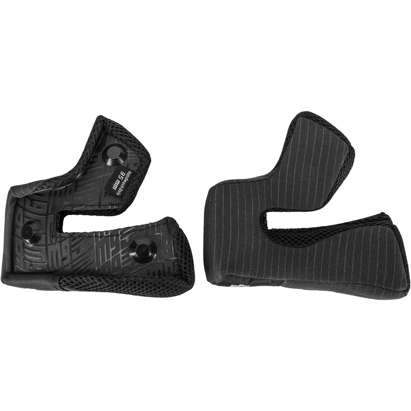 Mousses de joues BELL MX9 noir - 25mm Mousses de joues BELL MX9 noir - 25mm