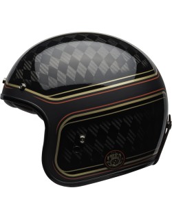 Casque BELL Custom 500 Carbon - RSD Checkmate Matte Gloss Black/Gold