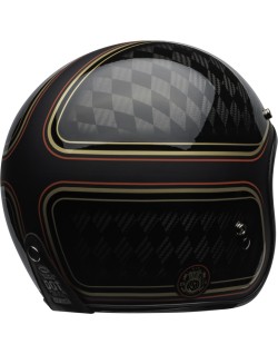 Casque BELL Custom 500 Carbon - RSD Checkmate Matte Gloss Black/Gold