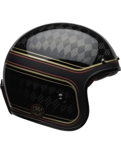 Casque BELL Custom 500 Carbon - RSD Checkmate Matte Gloss Black/Gold