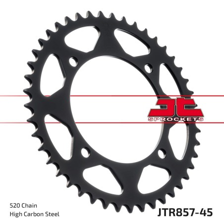 SPROCKET REAR 45T 520 BLK