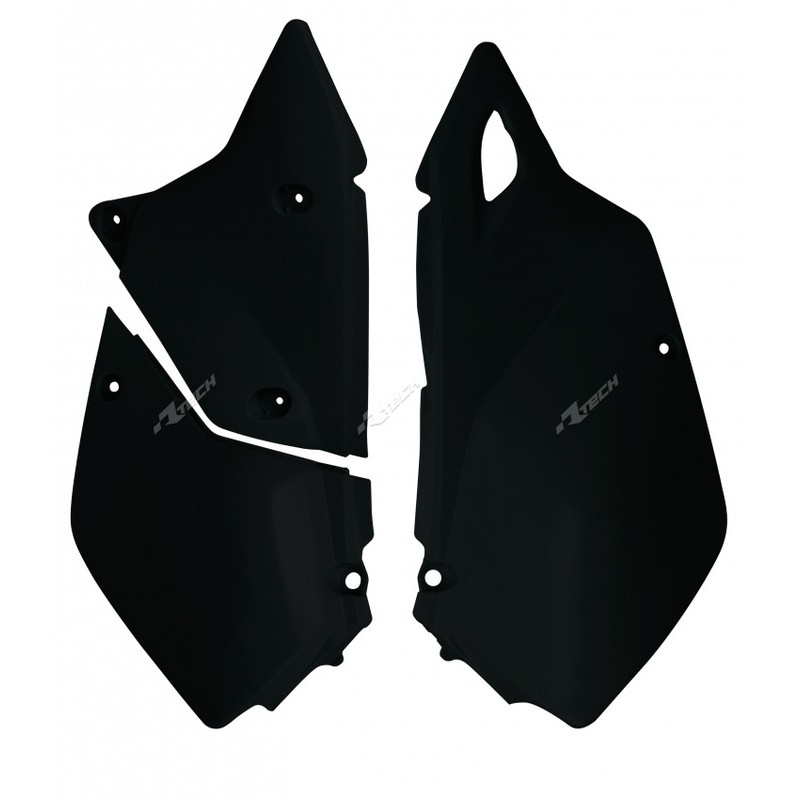 Plaques latérales RACETECH noir Plaques latérales RACETECH noir