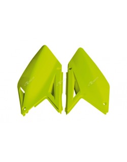 Plaques latérales RACETECH jaune fluo