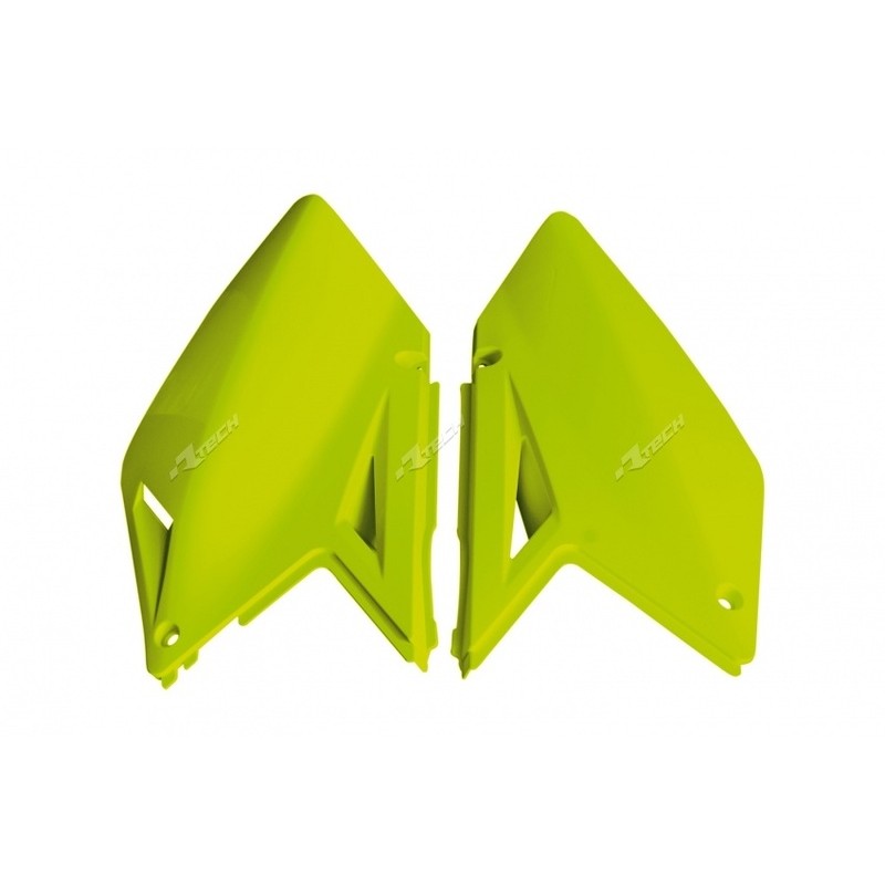 Plaques latérales RACETECH jaune fluo Plaques latérales RACETECH jaune fluo