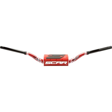 HANDLEBAR O2 LOW RD/RD PAD