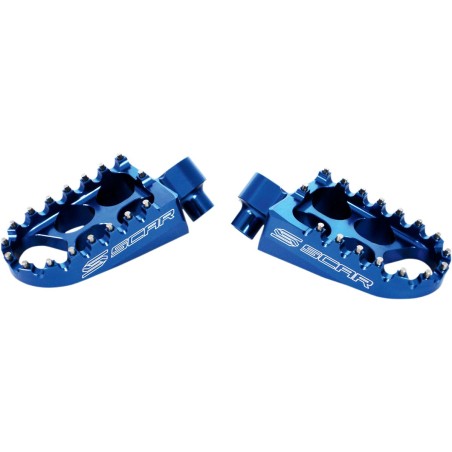 FOOTPEGS STD SCAR BL.