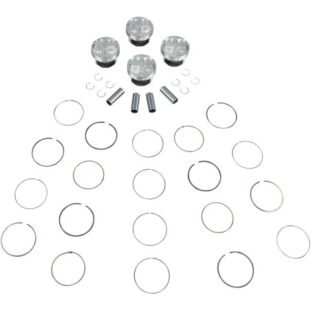 PISTON KIT R6 4V DOMED