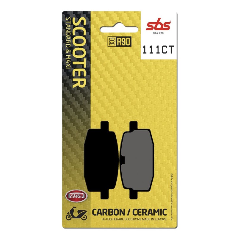 BRAKE PAD CAR/CER SCOOT