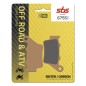 BRAKE PAD SINT/CAR OFF