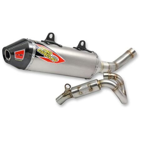 EXHAUST T6 SS/TI/CF KTM 250