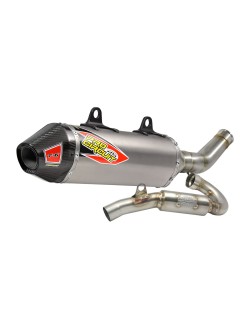 EXHAUST T6 SS/TI/CF HVA 450