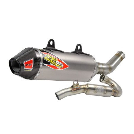 EXHAUST T6 SS/TI/CF HVA 450