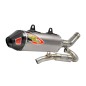 EXHAUST T6 SS/TI/CF HVA 450