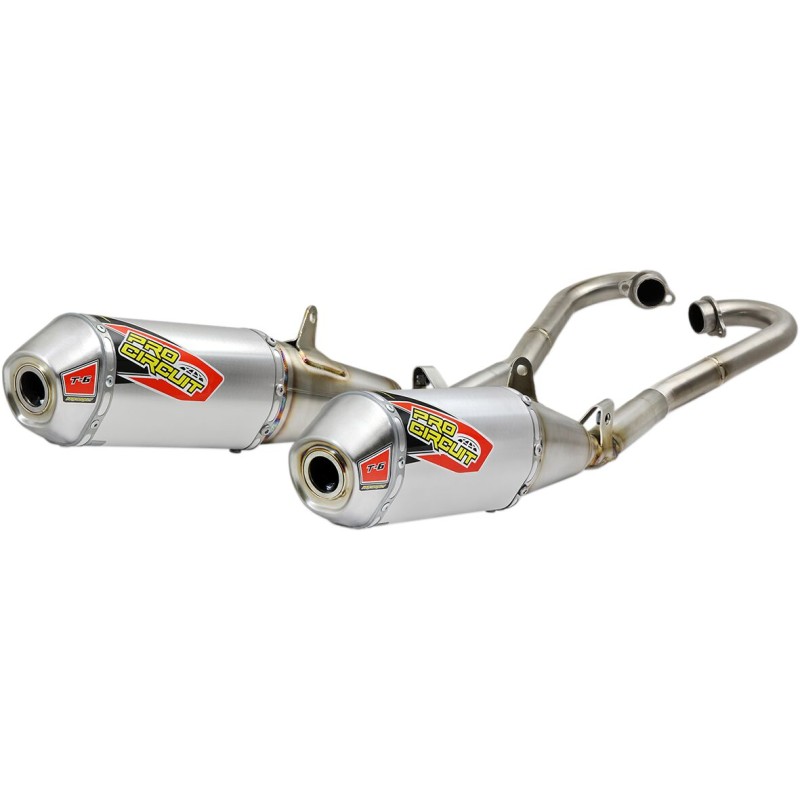 EXHAUST T6 SS DUAL S/A