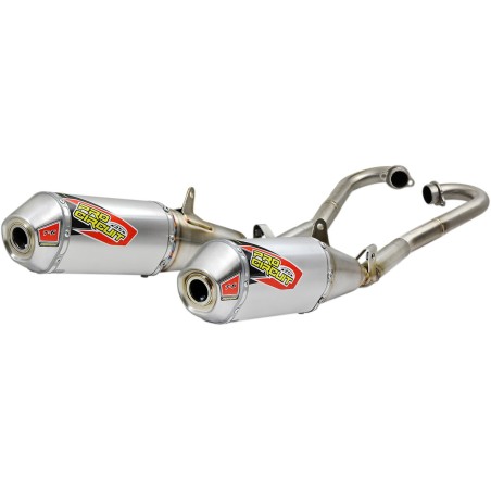 EXHAUST T6 SS DUAL S/A