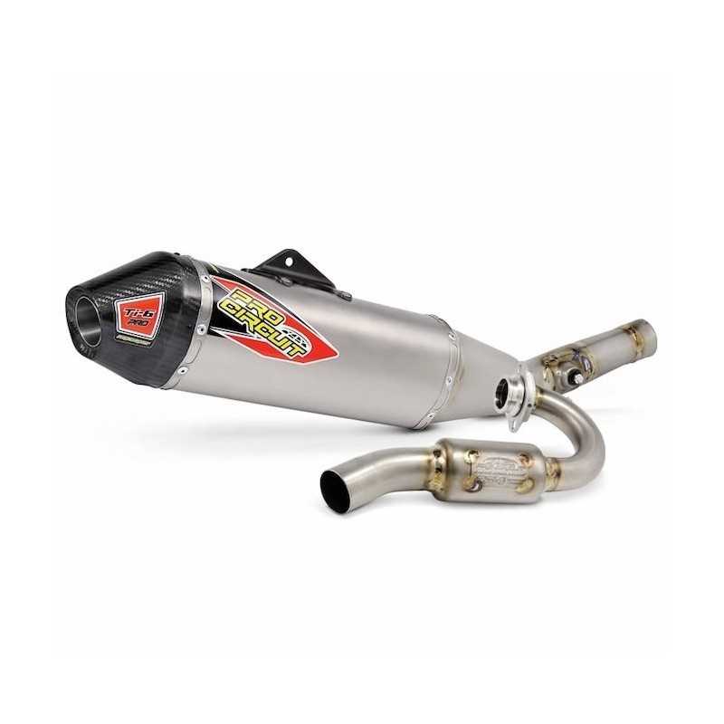 EXHAUST T6 SS/TI/CF CRF25