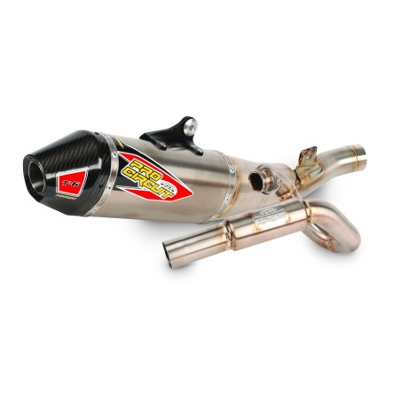 EXHAUST T6 SS/TI/CF KX450 24