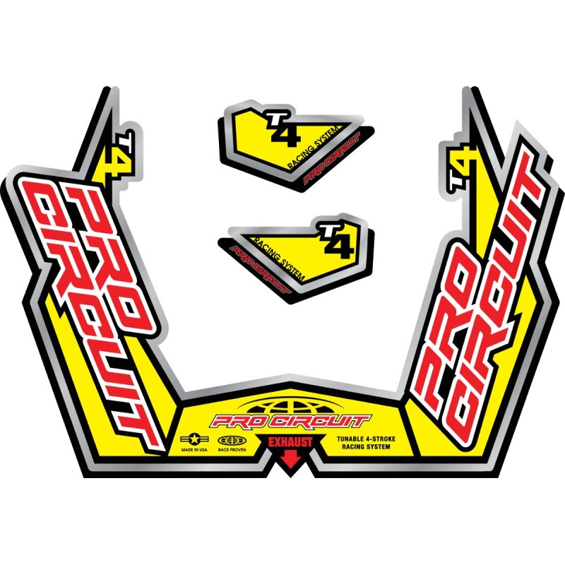 EXHAUST STICKER KIT T4-GP