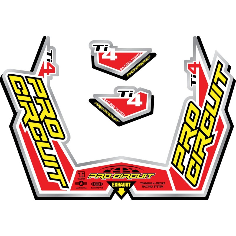 EXHAUST STICKER KT TI4-GP
