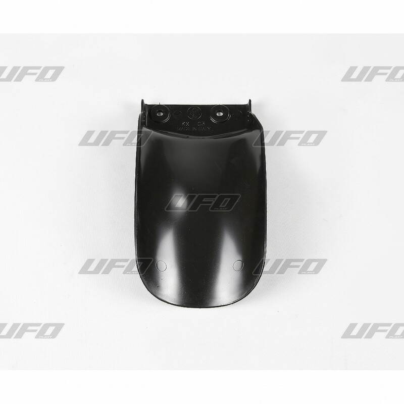 Bavette d'amortisseur UFO noir Kawasaki KX125/250 Bavette d'amortisseur UFO noir Kawasaki KX125/250