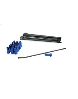 SPOKE KIT FR 14" BK/BL