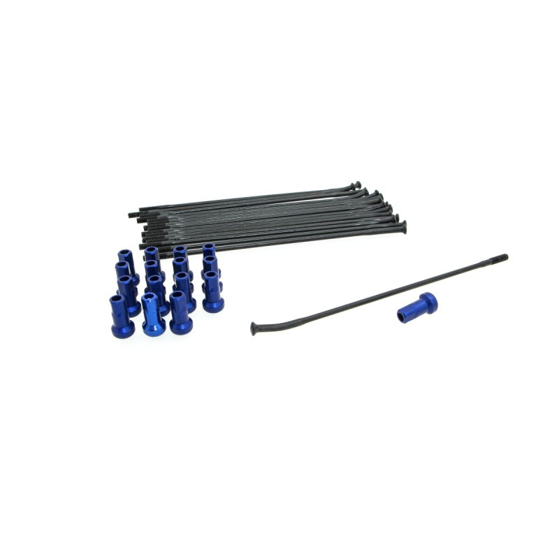 SPOKE KIT RR 16" BK/BL