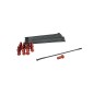 SPOKE KIT RR 16" BK/RD