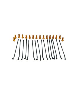 SPOKE KIT RR 14" BK/OR