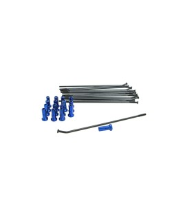 SPOKE KIT RR 12" BK/BL