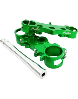 TRIPLE CLAMP KX 21 GREEN