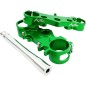 TRIPLE CLAMP KX 21 GREEN