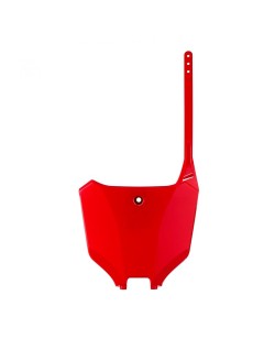 Plaque numéro frontale POLISPORT rouge Honda CRF450R
