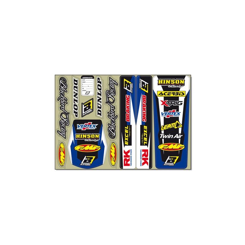 DECAL LOGO KIT BL