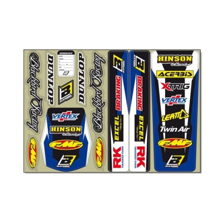 DECAL LOGO KIT BL