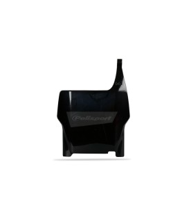 Plaque numéro frontale POLISPORT noir Honda
