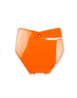 Plaque numéro frontale UFO orange fluo KTM SX/SX-F