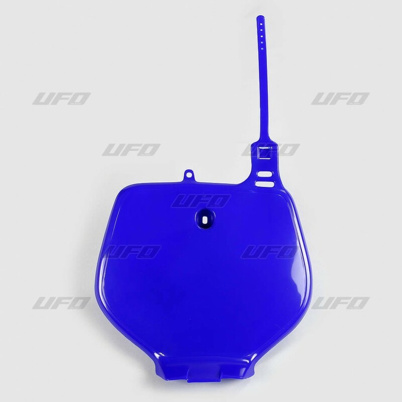 Plaque numéro frontale UFO bleu Yamaha YZ125/250 Plaque numéro frontale UFO bleu Yamaha YZ125/250