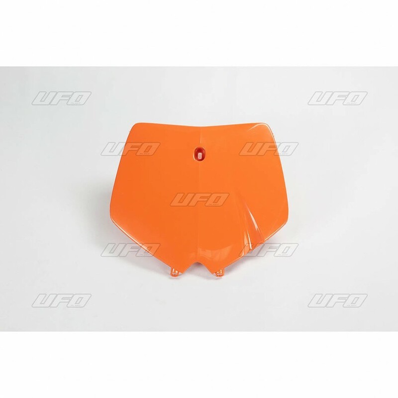 Plaque numéro frontale UFO orange KTM Plaque numéro frontale UFO orange KTM