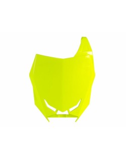 Plaque numéro frontale RACETECH jaune fluo Suzuki RM-Z450