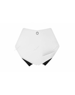 Plaque numéro frontale RACETECH blanc KTM